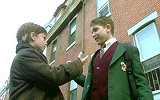 Haley Joel Osment and Trevor Morgan in "The Sixth Sense"
